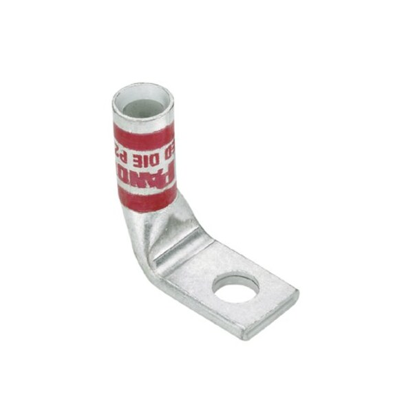 One-Hole Compression Lug, Standard Barrel, Copper, Orange